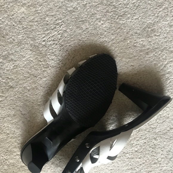 Denim Burberry wedge slides good condition - Picture 2 of 3
